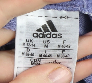 Additional view of Adidas Women's Blue Joggers M Elastic Waist Side Stripe