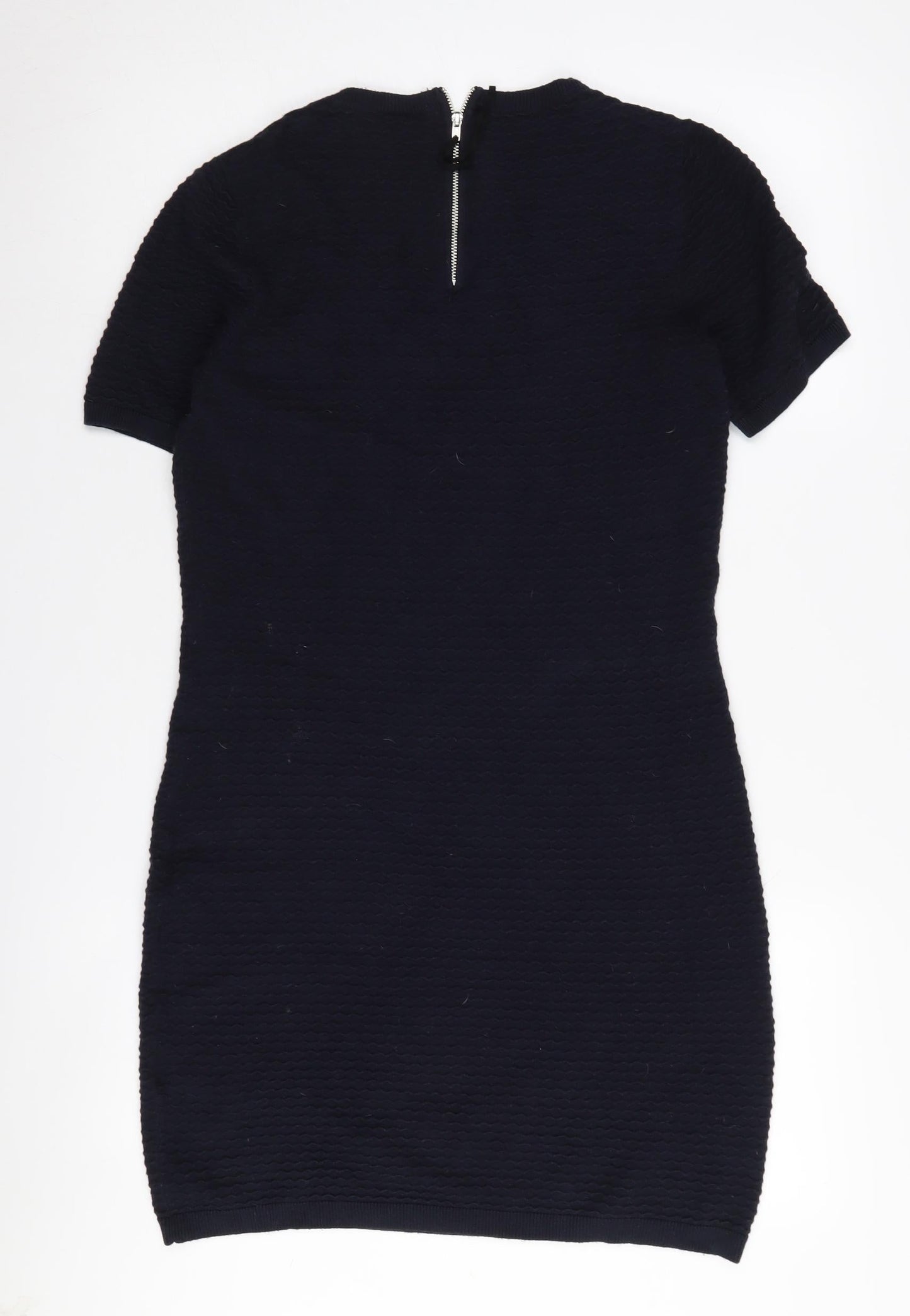 Warehouse Women's Black Knit Dress UK 12