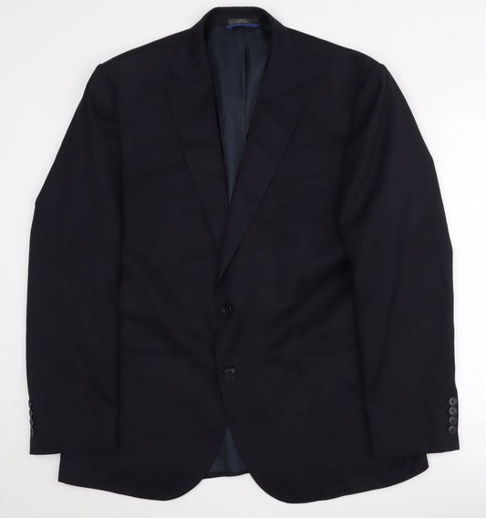 Marks and Spencer Men's Black 42R Blazer Jacket