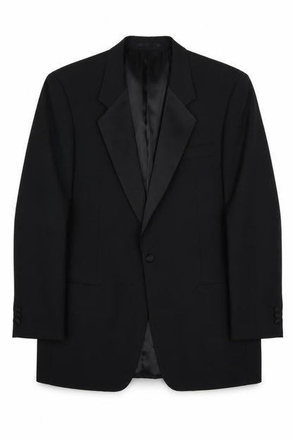 FH Men's Black Shawl Lapel Tuxedo Jacket Size 44