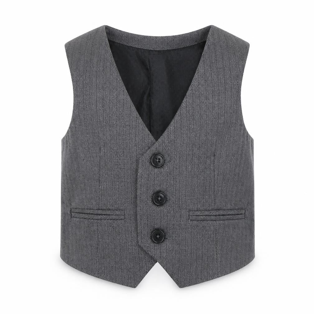 John Rocha Boys Grey Suit Waistcoat Age 2 Years