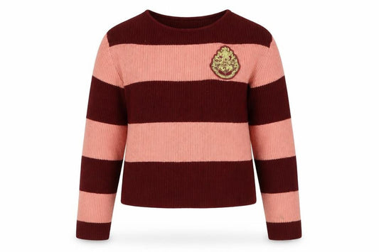 H&M Girls Harry Potter Striped Pullover Jumper Size 10-12