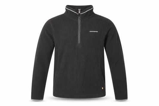 Craghoppers Men's Black 1/2 Zip Fleece Sweatshirt S