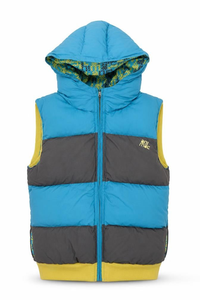 Animal Women's Multicoloured Hooded Waistcoat Size 12