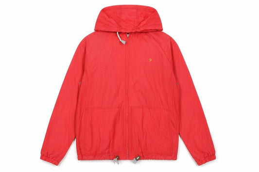 Farah Men's Red Windbreaker Jacket M
