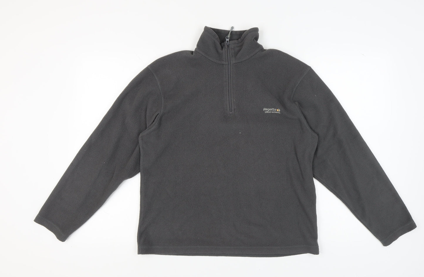 Regatta Men's Grey Fleece Sweatshirt S 1/4 Zip Outdoor