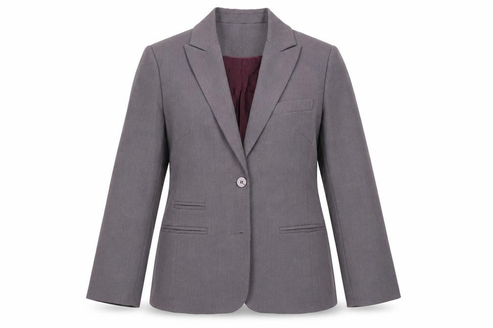 NEXT Women Grey Blazer Size 14 Classic Business