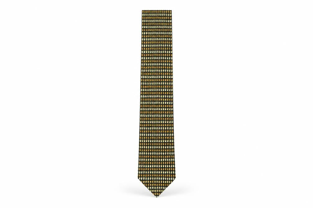 Havana Men's Multicoloured Geometric Designer Tie