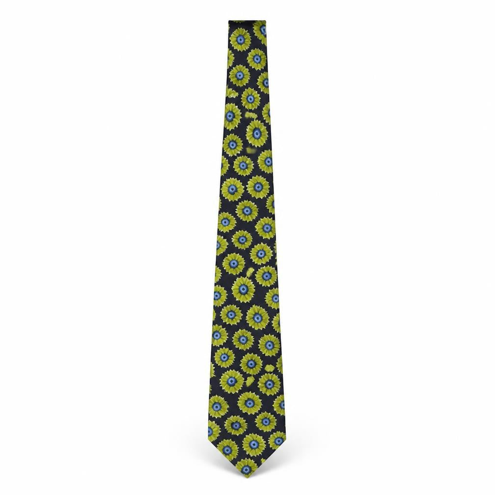 Marks & Spencer Men's Black Floral Silk Tie