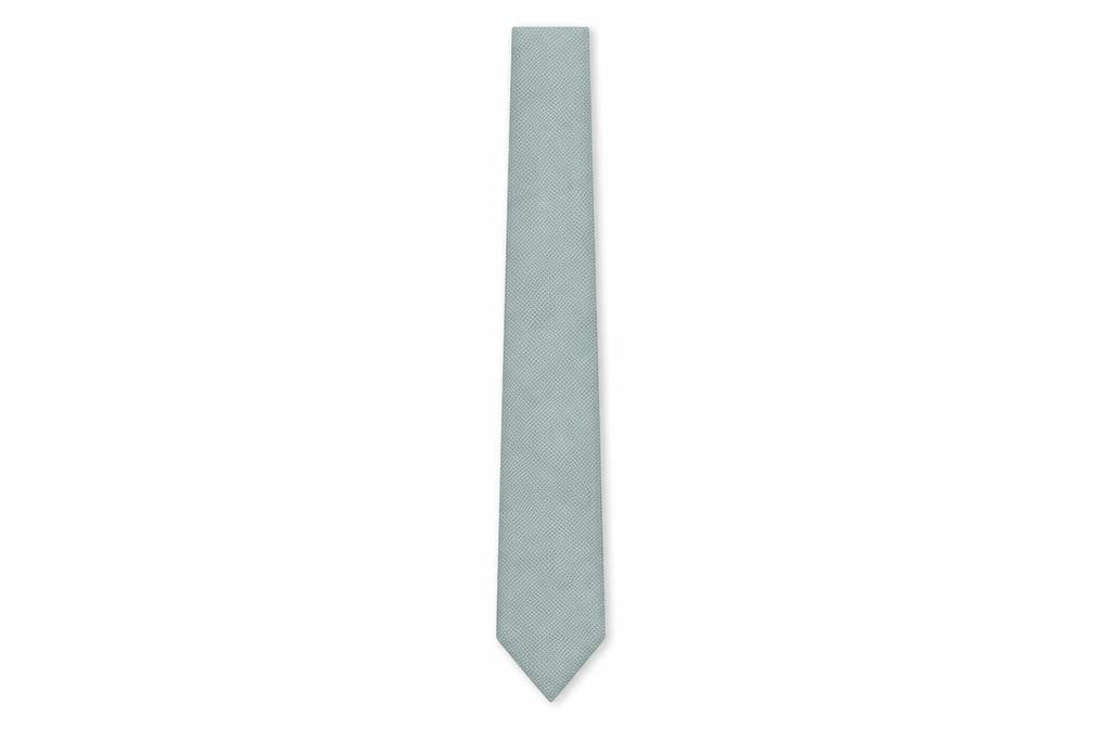 Next Men's Blue Geometric Slim Tie