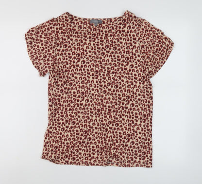 Additional front view of Principles Women's Animal Print Blouse, size 10
