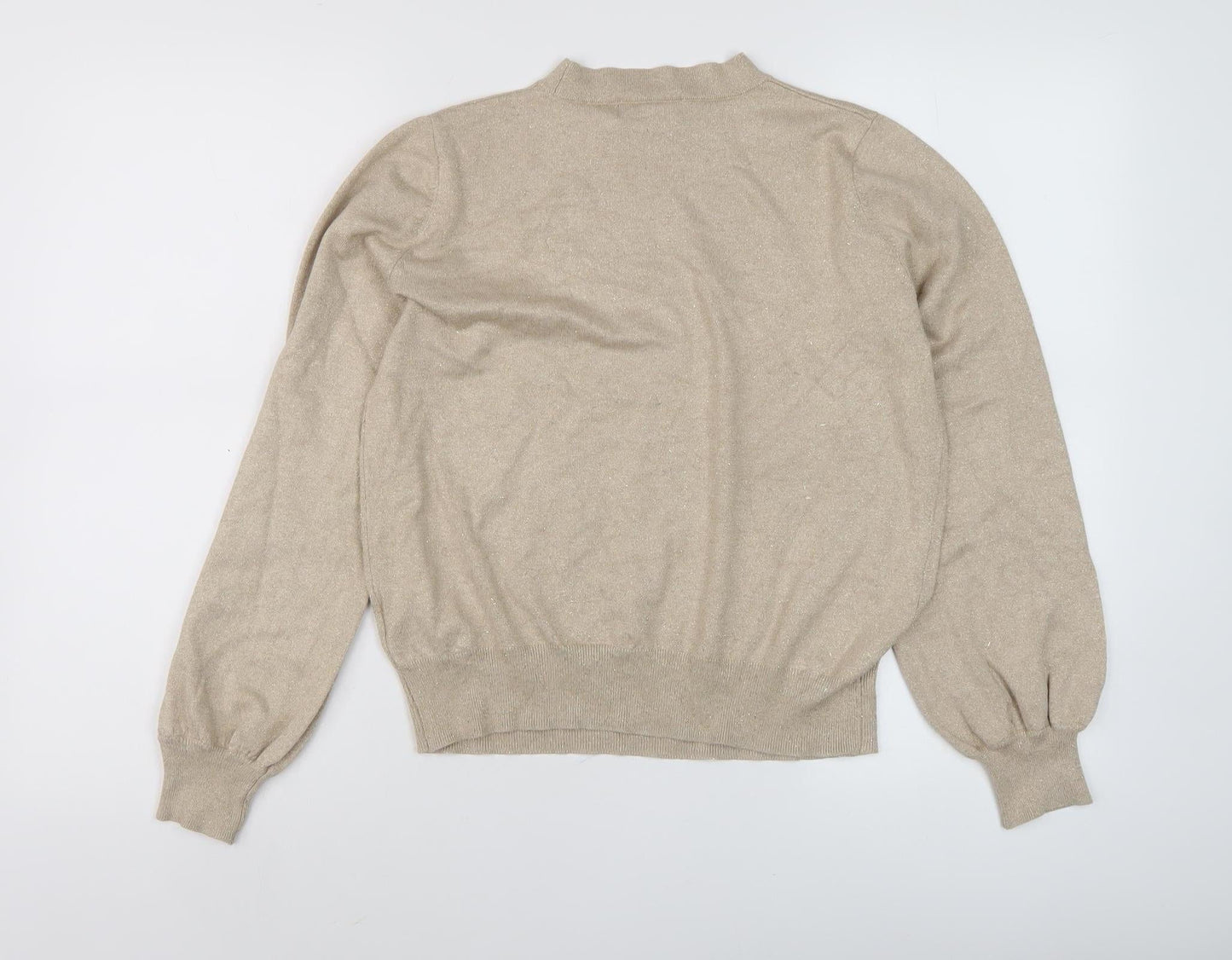 Marks and Spencer Women's Beige Jumper - M