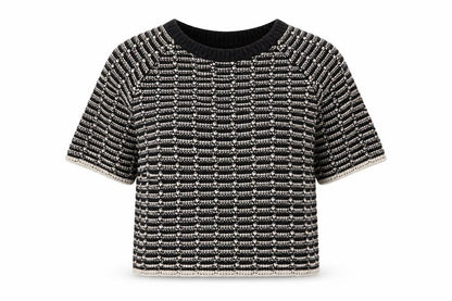 Next Women's Black Striped Pullover Jumper S