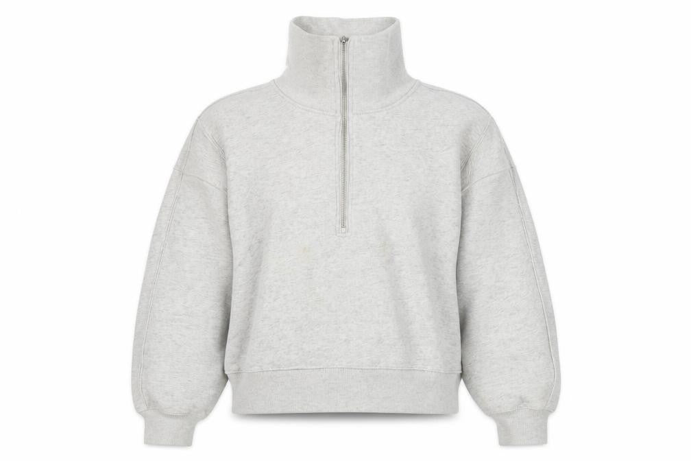 Abercrombie & Fitch Women's Grey Fleece Sweatshirt Size S
