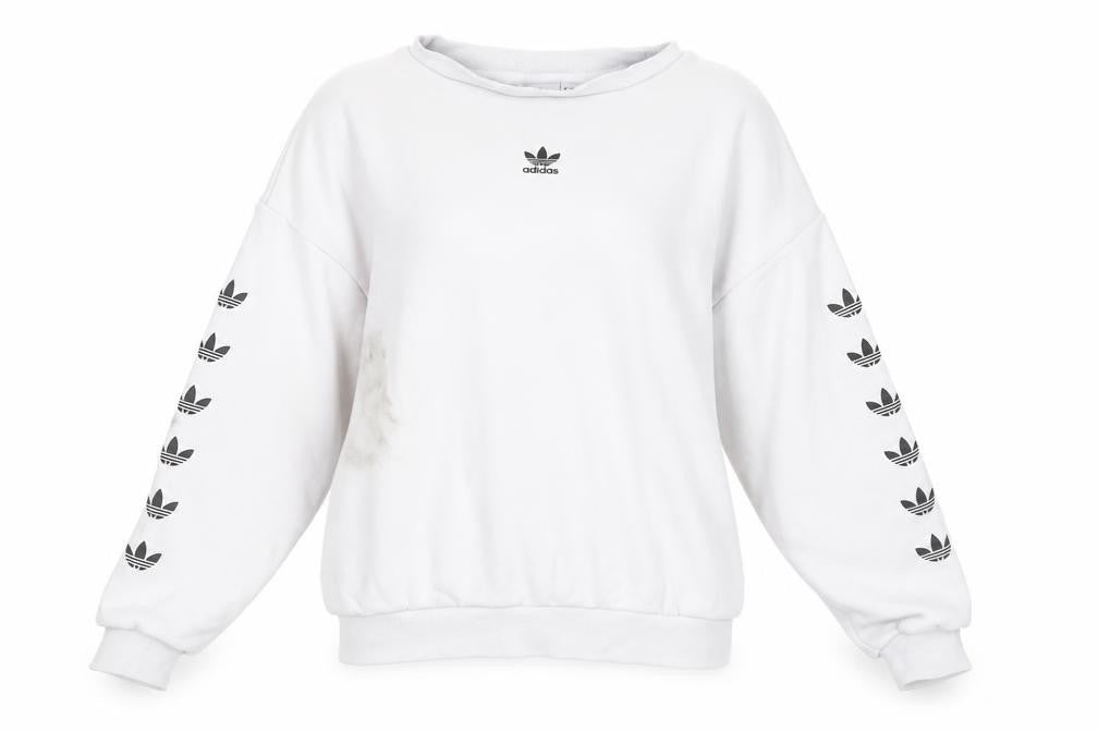Adidas Women's White XS Pullover Sweatshirt