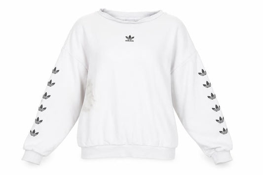 Adidas Women's White XS Pullover Sweatshirt