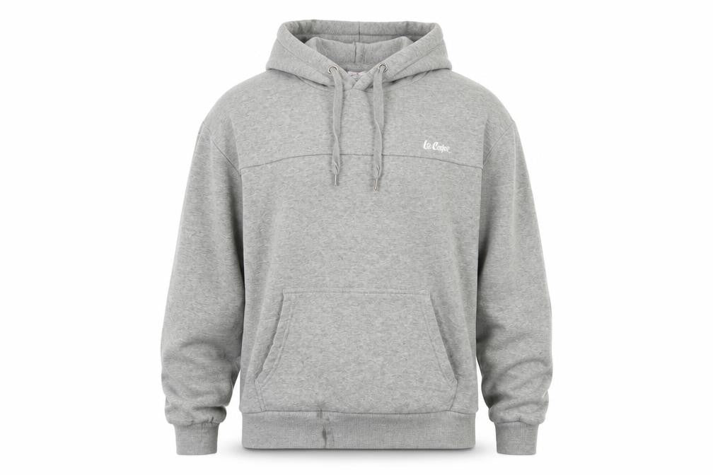 Le Coq Sportif Men's Grey Pullover Hoodie - Size S
