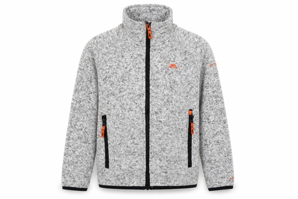 Trespass Boys Grey Fleece Jacket, Size 9-10 Years