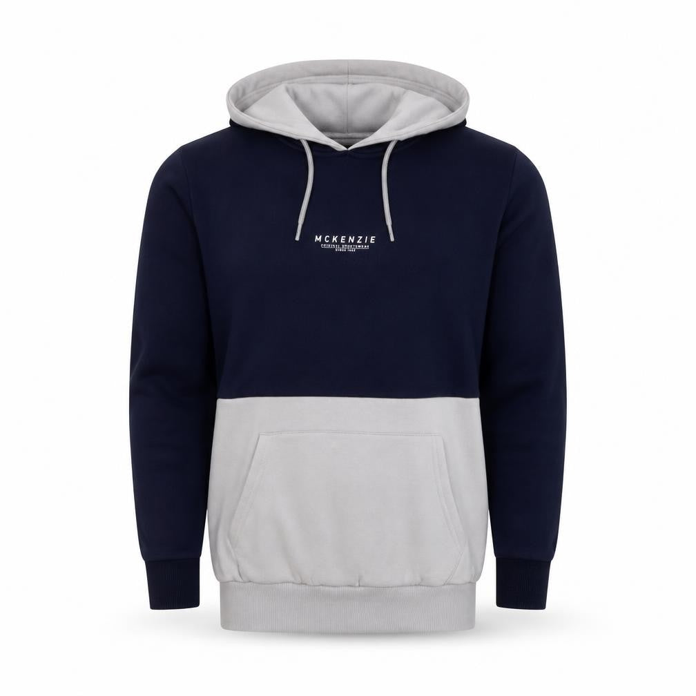 McKenzie Men's Blue Pullover Hoodie S