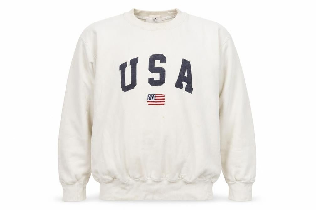 John Galt Women’s USA White Pullover Sweats One Size