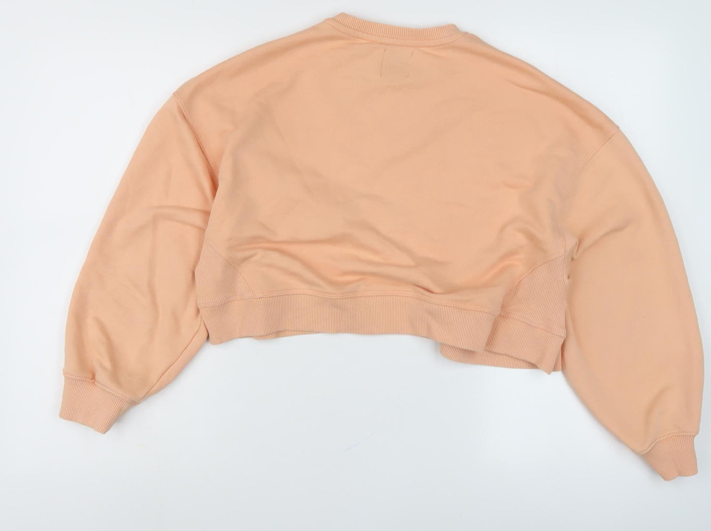 Pull&Bear Women's Orange S Pullover Sweatshirt