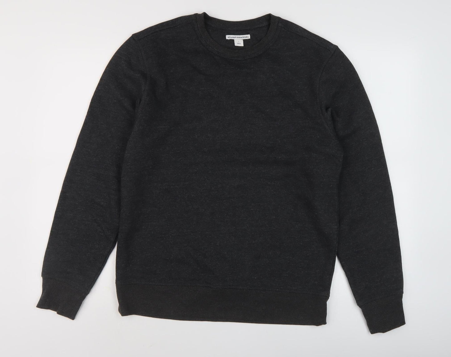 Amazon Essentials Men's Black Pullover Sweatshirt S