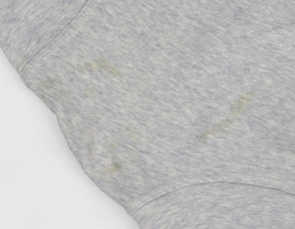 Nike Men's Grey Pullover Hoodie - M