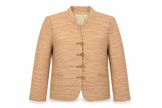 Zara Women's Multicoloured Blazer, Size 12, Cotton Blend