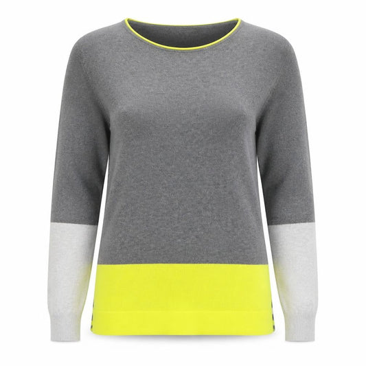 Front view of Principles Women's Grey jumper, size 8