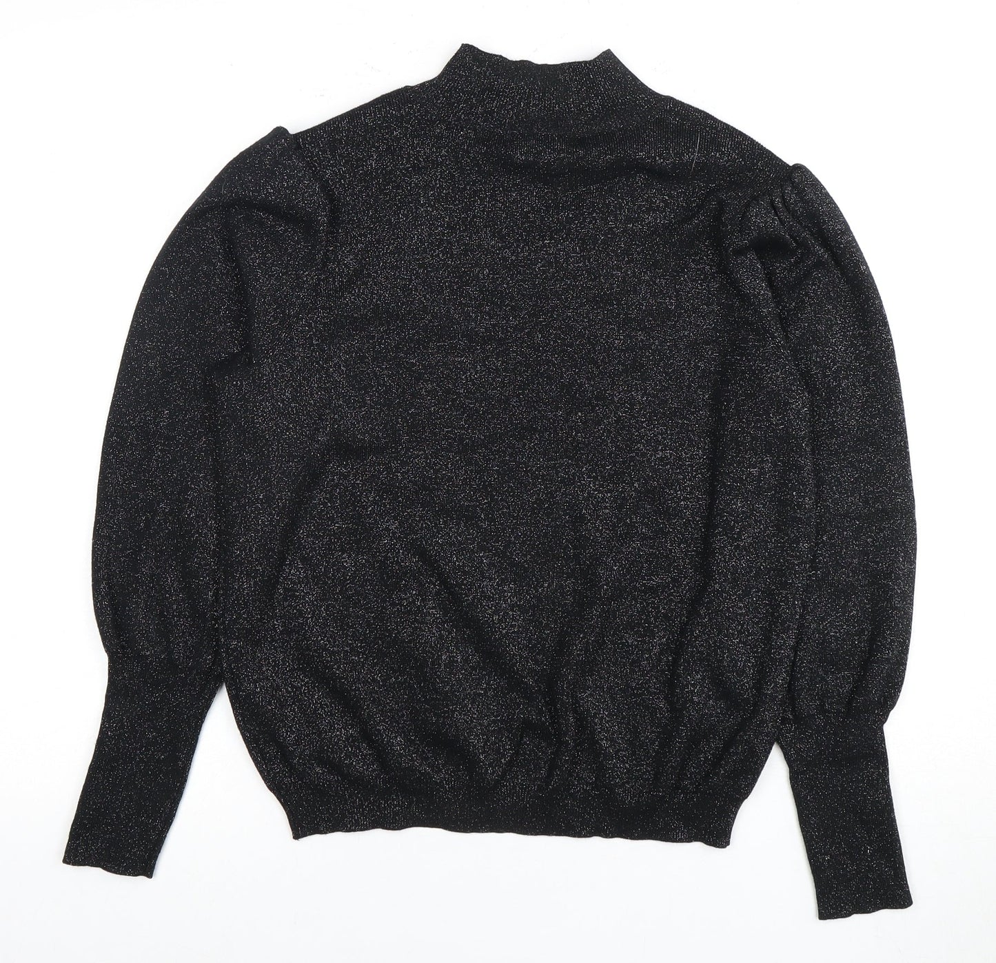 Marks and Spencer Women's Black Mock Neck Jumper