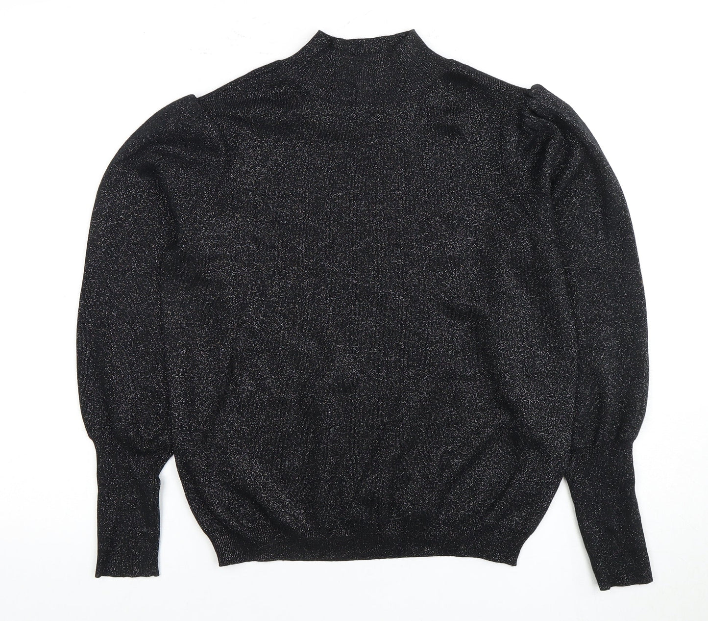 Marks and Spencer Women's Black Mock Neck Jumper