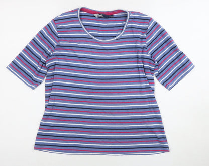 Isle Women's Multicoloured Striped T-Shirt M
