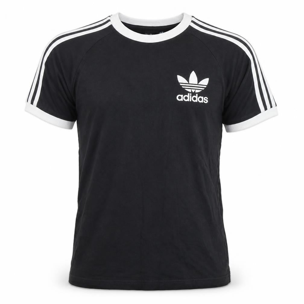 Adidas Men's Black S Cotton T-Shirt, Short Sleeve