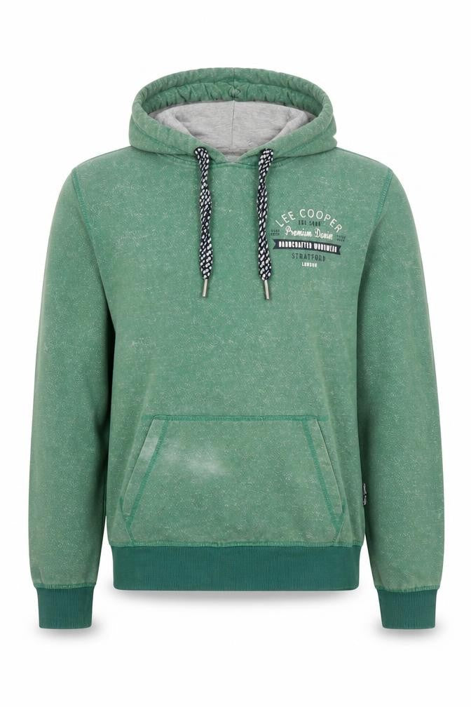 Lee Cooper Men's Green Pullover Hoodie Size L