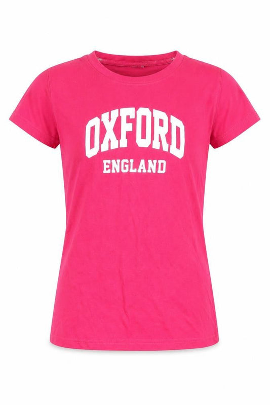 College Store Women's Pink M T-Shirt, Crew Neck