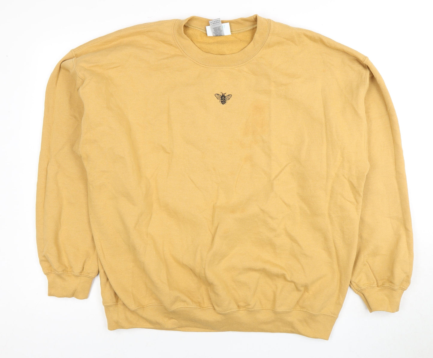 Bobby's Broider Unisex Yellow Pullover Sweatshirt XL