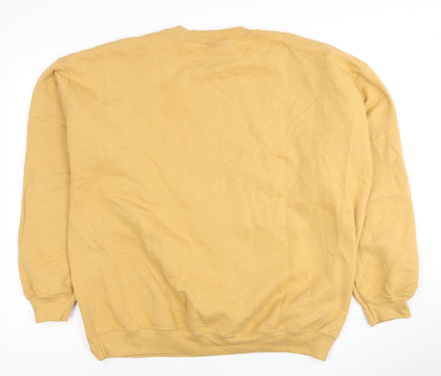 Bobby's Broider Unisex Yellow Pullover Sweatshirt XL
