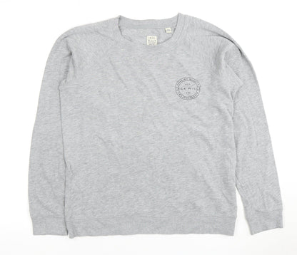 Jack Womens Wills Grey Sweatshirt UK 12 Pullover