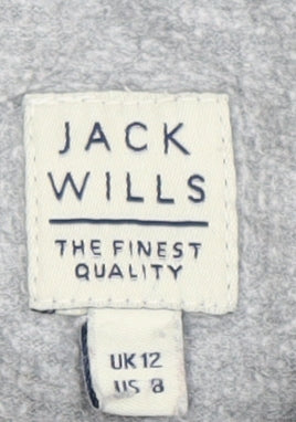 Jack Womens Wills Grey Sweatshirt UK 12 Pullover