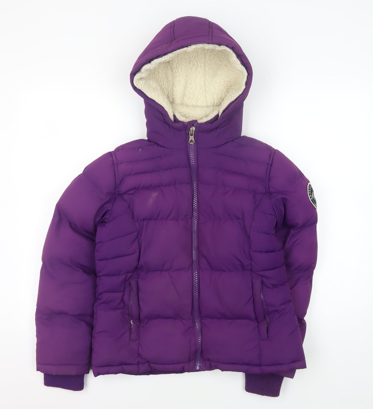SoulCal & Co Girls Purple Puffer Jacket 11-12 Years
