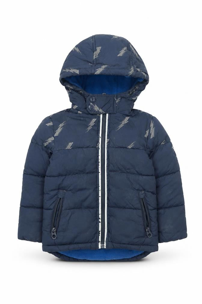 Joules Boys Blue Puffer Jacket 2 Years Winter Coat