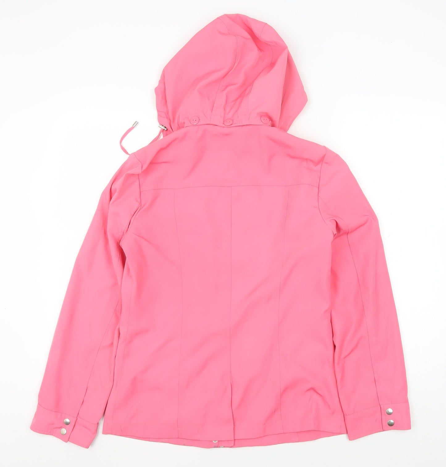 Marks and Spencer Women's Pink Hooded Jacket Size 2