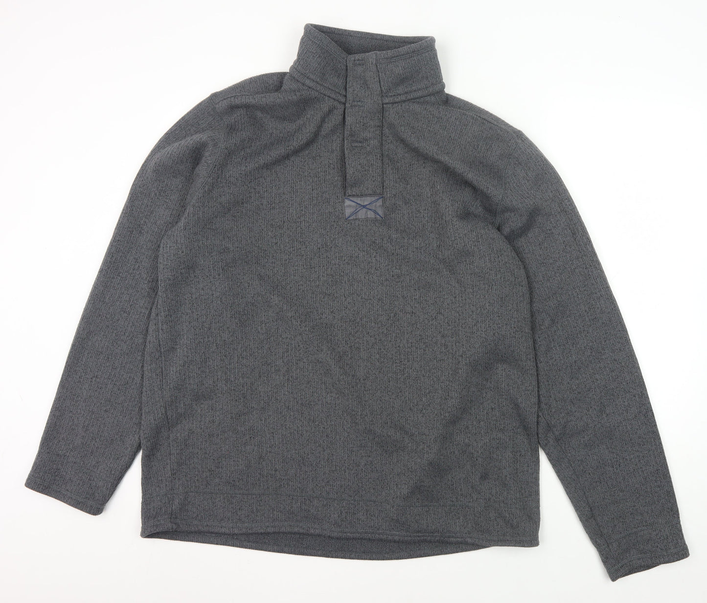 Marks and Spencer Men's Grey XL Collared Sweatshirt