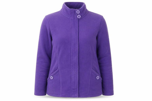 Marks and Spencer Women's Purple Full Zip Sweatshirt