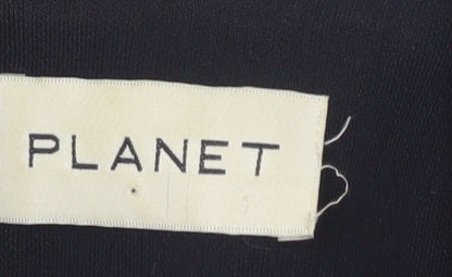 Planet Women's Black Blazer Size 12 Single-Breasted
