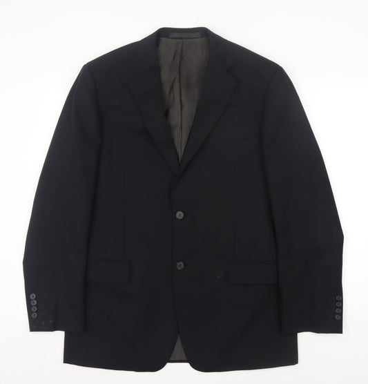 Marks and Spencer Men's Black Blazer, Size 40R