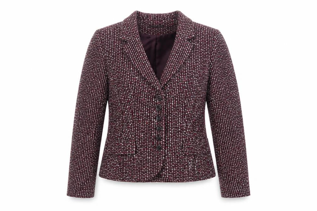 ALEX & Co. Women's Multicoloured Bouclé Blazer Size 12