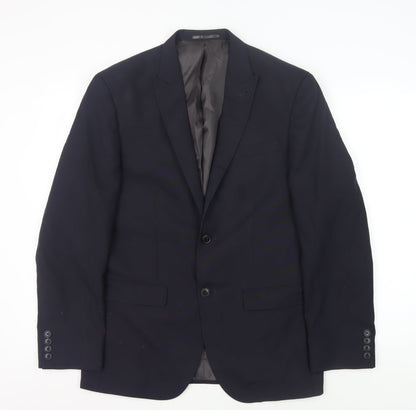 Next Men's Blue Suit Jacket Regular Fit 38R