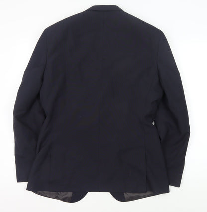Next Men's Blue Suit Jacket Regular Fit 38R