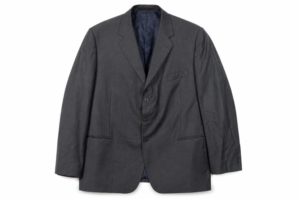 Marks & Spencer Men's Grey Long Blazer Jacket 48L